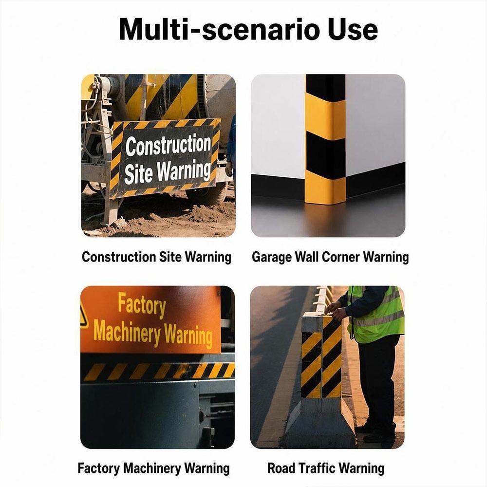 Anti-collision Garage Wall Guard Self-adhesive Wall Corner Protector Foam Bumper Parking Safety