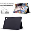 Stand Case for Samsung Galaxy Tab A8 10.5 (2021) X205/X200 Pattern Printing Tablet Leather Cover