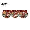Church Holiday Decor Christmas Fireplace Mantel Scarf, Decorative Runner Cover, Snowman Santa Claus Snowy Sideboard Village Scene Covering Guard