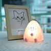 LED Cartoon Cheese Night Light USB Charging Bedroom Bedside Light Dormitory Gift Light Wake-up Light