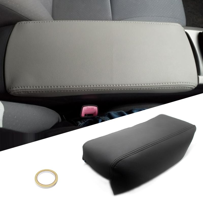 Car Interior Center Armrest Console Box Cover Microfiber Leather Sticker Trim For Toyota Prius 2004 2005 2006 2007