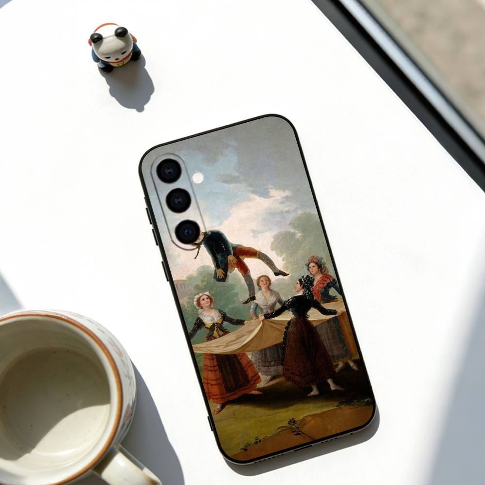 Испания Франсиско Гойя Художественный Чехол Для Телефона Для Samsung Galaxy A73,A72,A71,A70,A53,A52,A51,Мягкий Силиконовый Черный Чехол