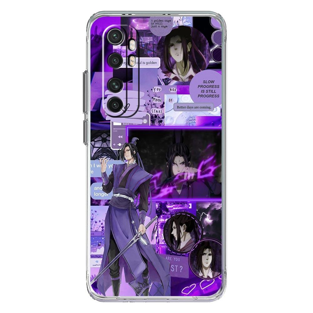 Mo Dao Zu Shi Wei Wuxian Anime Phone Case For Xiaomi Mi 12T 10 12 Lite 11 Ultra 11X 11T Pro 11i Poco X4 X3 NFC F3 M3 M4 5G Cover