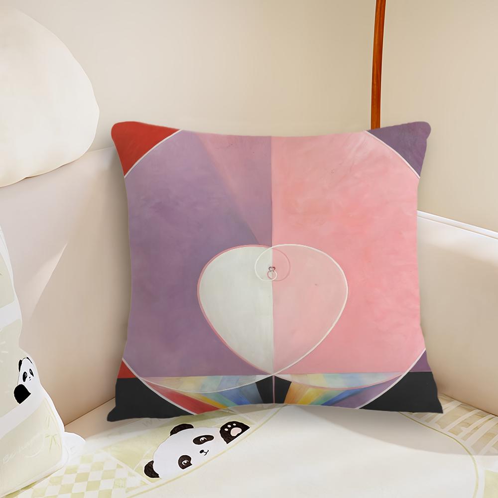 Art HHilma af KKlint cushion cover Pillow Case Plush Fabric Soft Double Sided Print Sofa Cushion Cover Throw Pillow Covers