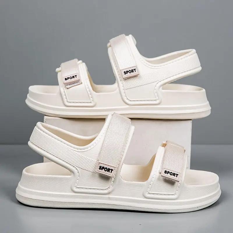 Fashion With Platform Shoes for Men Height Beach Velcro High Quality Buy Luxury Designer On Offer Original Comfortable Adult Man Sandals