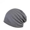 Autumn And Winter Hats Men'S And Women'S Capped Solid Color Striped Heat-Preserving Anti-Pullover Hats