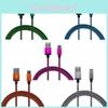 Braided Durable Fast Charge Data Cable Android Devices Aluminum Connectors Alloy