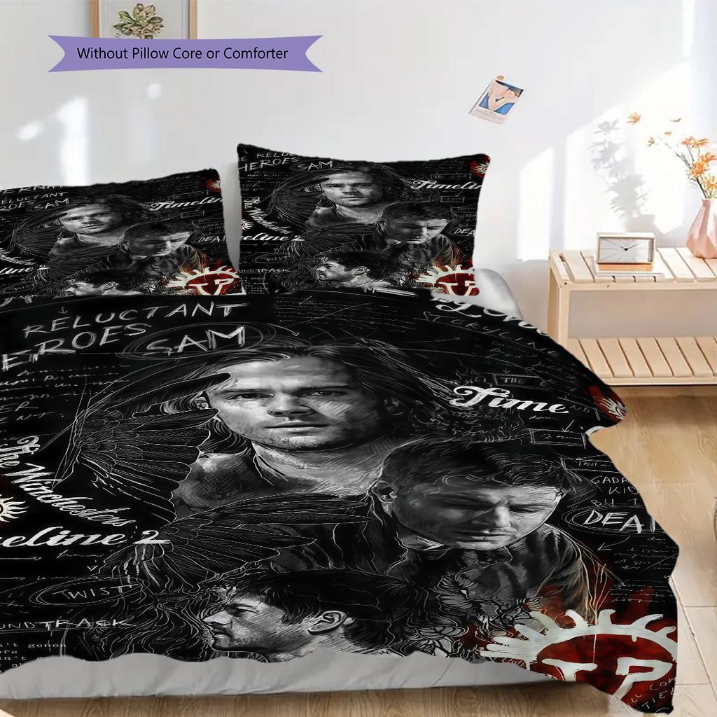 Supernatural Timeless Supernatural Journey Threepiece Set 1 Duvet Cover 2 Pillowcase Without Core Soft And Comfortable Bedding Set