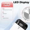 3600mAh Portable Semiconductor Refrigeration Cooling Desk Fan  Mini Handheld Fan Folding Hanging Neck Fan Air Cooler for Outdoor