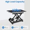 Электрический ножничный подъемный стол с регулируемой высотой и пультом управления, грузоподъемность 130 фунтов для перемещения материалов