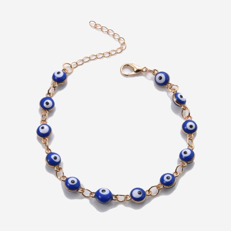 Европейский и американский браслет Браслет из сплава Браслет Drip Oil Blue Eye Браслет Devil's Eye