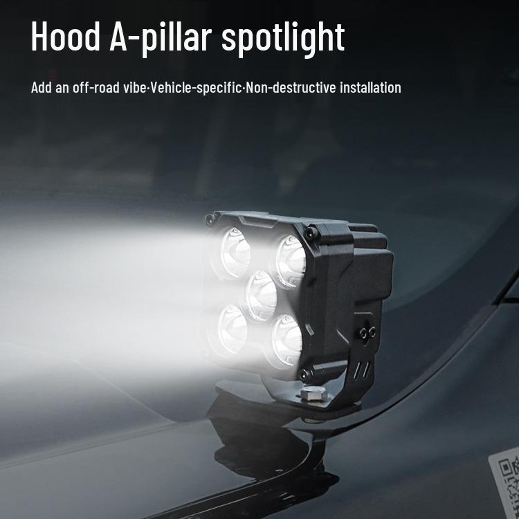 Ford Ranger Off-Road A-Pillar Hood Spotlight Bracket