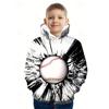 Children's Fashionable Printed Hooded Sweatshirt Casual Sportswear
