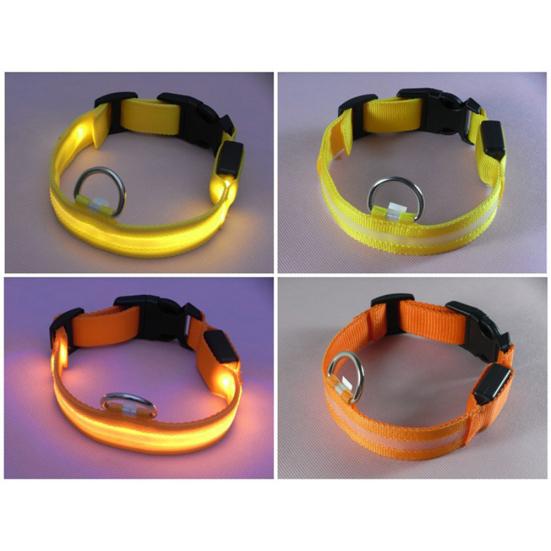 Ошейник-светящийся кулон для щенка, питомца, собаки, с мигающим светодиодом, USB-перезаряжаемый, против потери