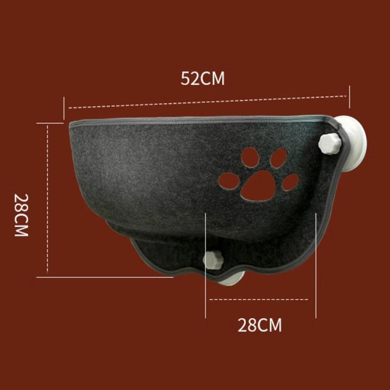 Гамак для кошек на окно с прочными присосками, подвесная лежанка для питомца, котенка, для сна, для хранения, теплая клетка для хорька, полка для кошки, сиденье, кровати, полумесяц, кошачье гнездо