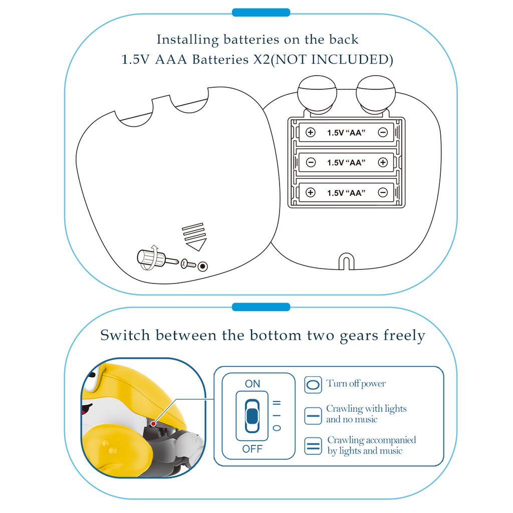 Игрушка Краб Ползающий для Малышей, Обучающие Ползанию Игрушки Краб с Музыкой Танцующий Ходящий Двигающийся Индукционный Подарки для Мальчиков и Девочек 3+