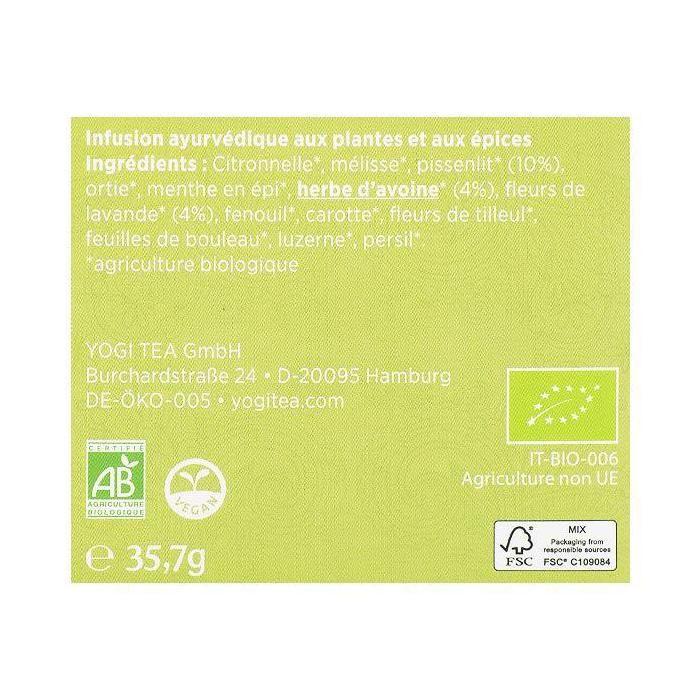 INFUSION Infusion Equilibre Basique YOGI TEA - 17 sachets