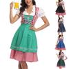 German Bavarian Dirndl Dress Oktoberfest Costume Beer Maid Fancy Dress