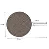 Silicone Kitchen Splatter Screen with Handle Heat-resisting Oil Splash Guard Drain Board Cover Kitchen Frying Pan Lid