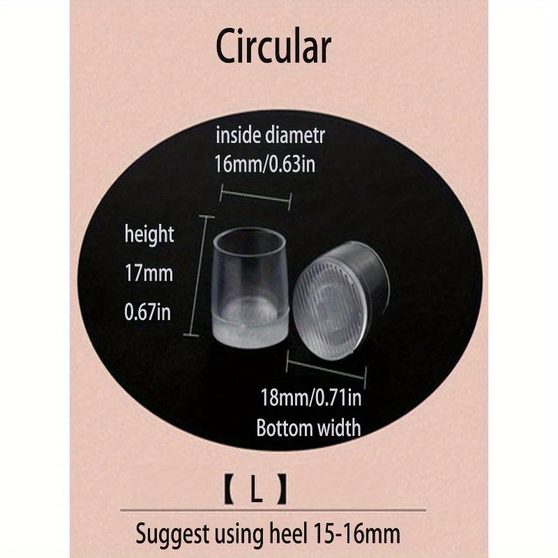 1 пара протекторов для высоких каблуков, сменные набойки для шпилек, тихие полоски против шума, износостойкая накладка для ремонта каблука, защита подошвы