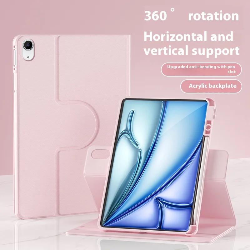 -Чехол с вращением на 360° для Ipad A16 11-го Air Pro 11 12.9 13 5 4 3 2 9.7 M3 Smart Funda iPad 10-го 10.9 9-го Поколения Mini 7 8.3 10.2 Чехол
