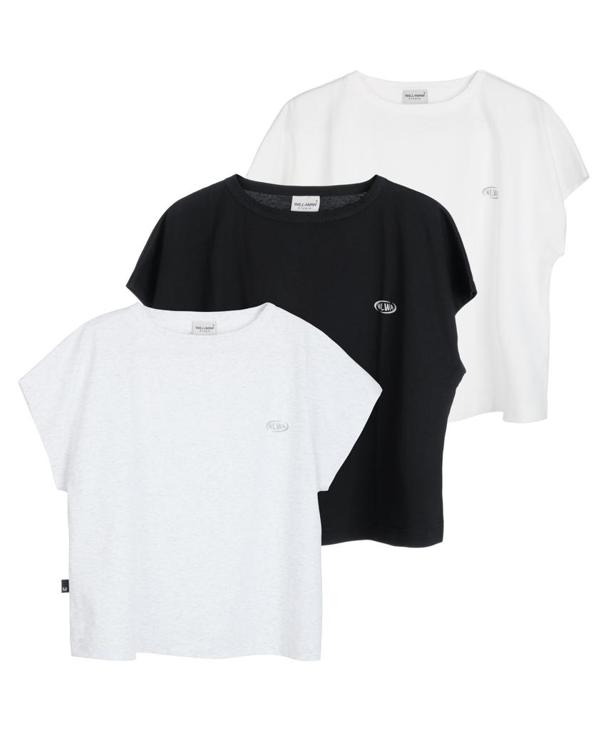 WILLIWAW STUDIO Coverstitch Boat Neck T-Shirt [3 Colors]