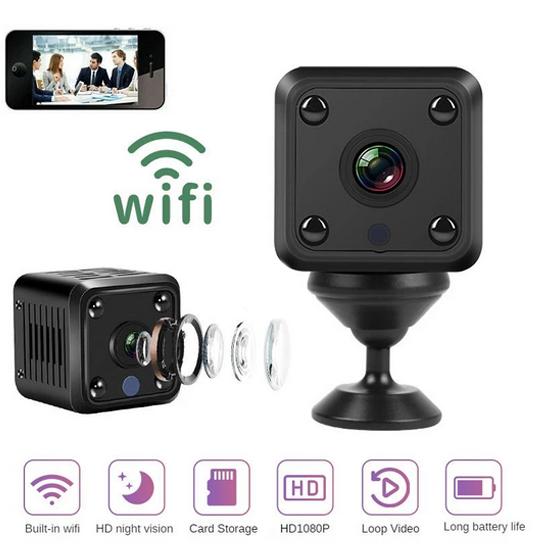 X6 Мини IP-камера Wi-Fi камера HD 1080P Беспроводное охранное наблюдение ночного видения Умный дом Micro Cam USB