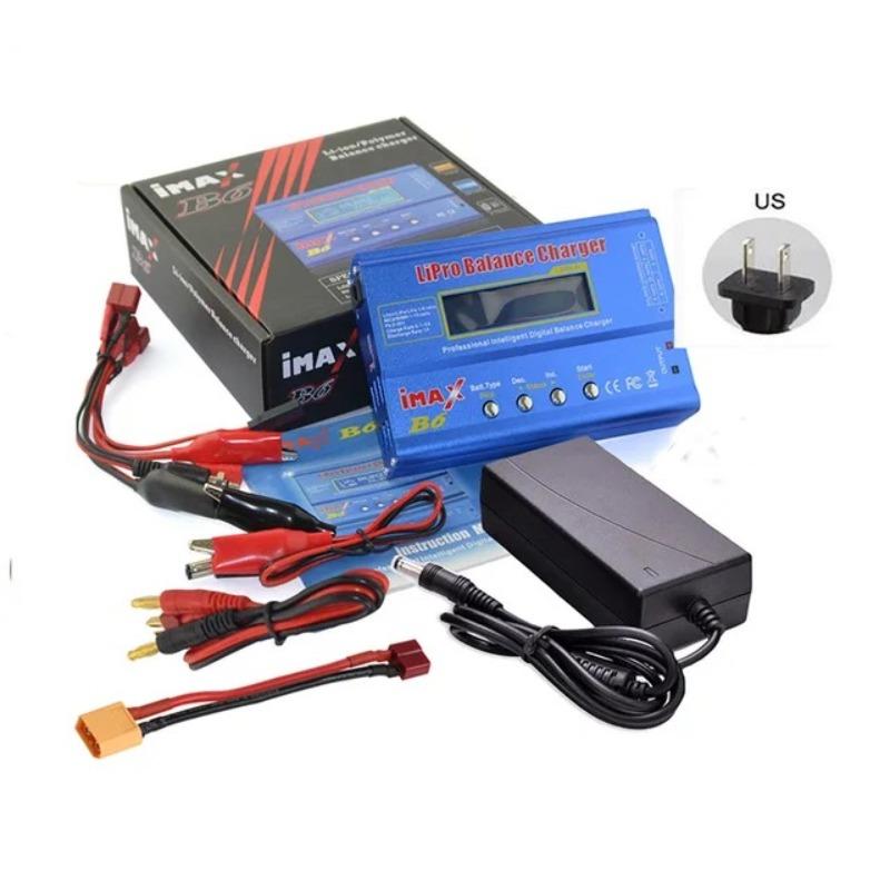 IMAX B6 80 Вт зарядное устройство для аккумуляторов Lipo NiMh Li-ion Ni-Cd цифровое RC Lipo зарядное устройство + адаптер 15 В 6 А балансировочное зарядное устройство разрядник