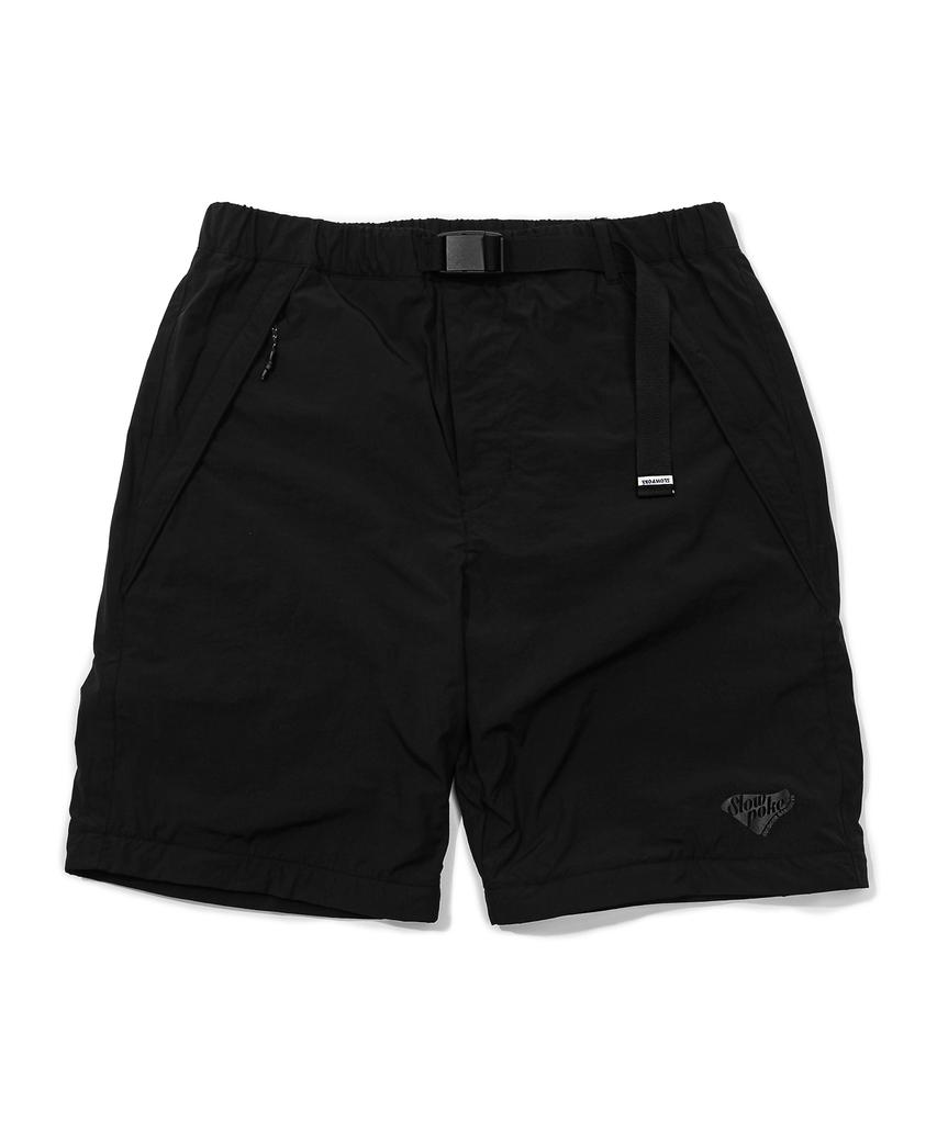 SLOWPOKE Two-Way Nylon Track Pants Black