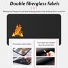 BBQ Fireproof Mat for Outdoor Grill Double-Sided Silicone Coating Waterproof