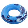 Inflatable Swimming Ring Thickened PVC Leakage Proof Double Valve Swim Tube with Handle for Pools Bathtubs Beaches Blue