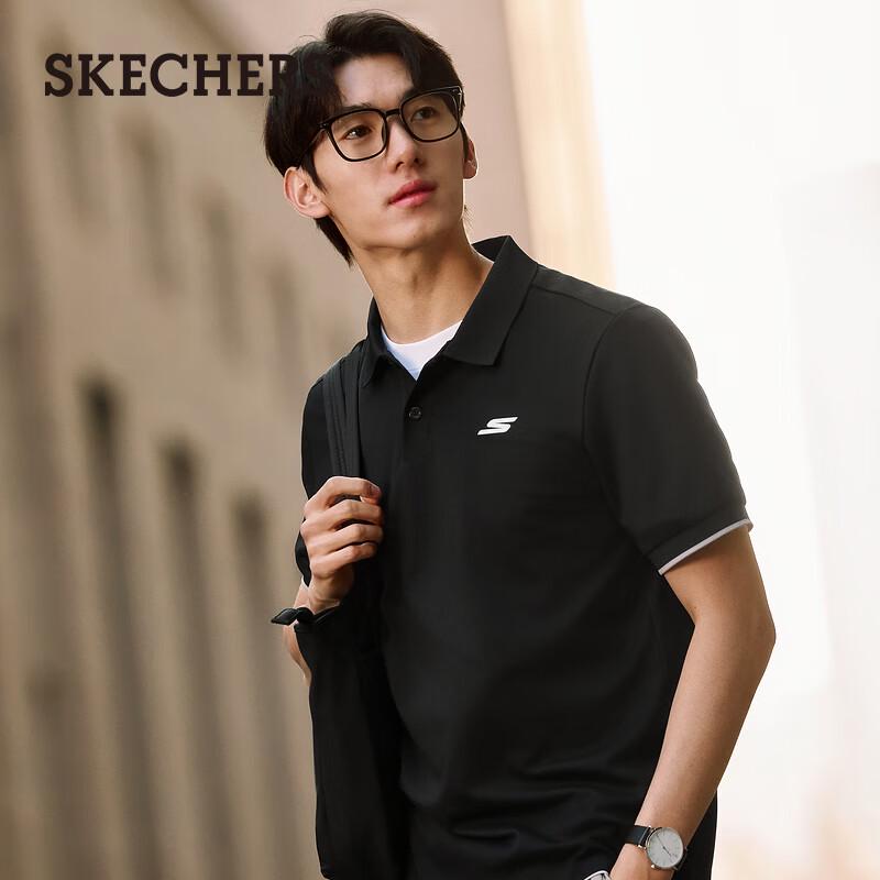 Skechers Мужская охлаждающая вязаная рубашка-поло P226M006