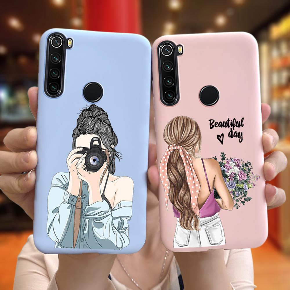 Для чехла Xiaomi Redmi Note 8 Чехол Красивая Девушка Мягкий Силиконовый Чехол Для Xiaomi Redmi Note 8 Чехол Funda Redmi Note 8 T 8T Чехол