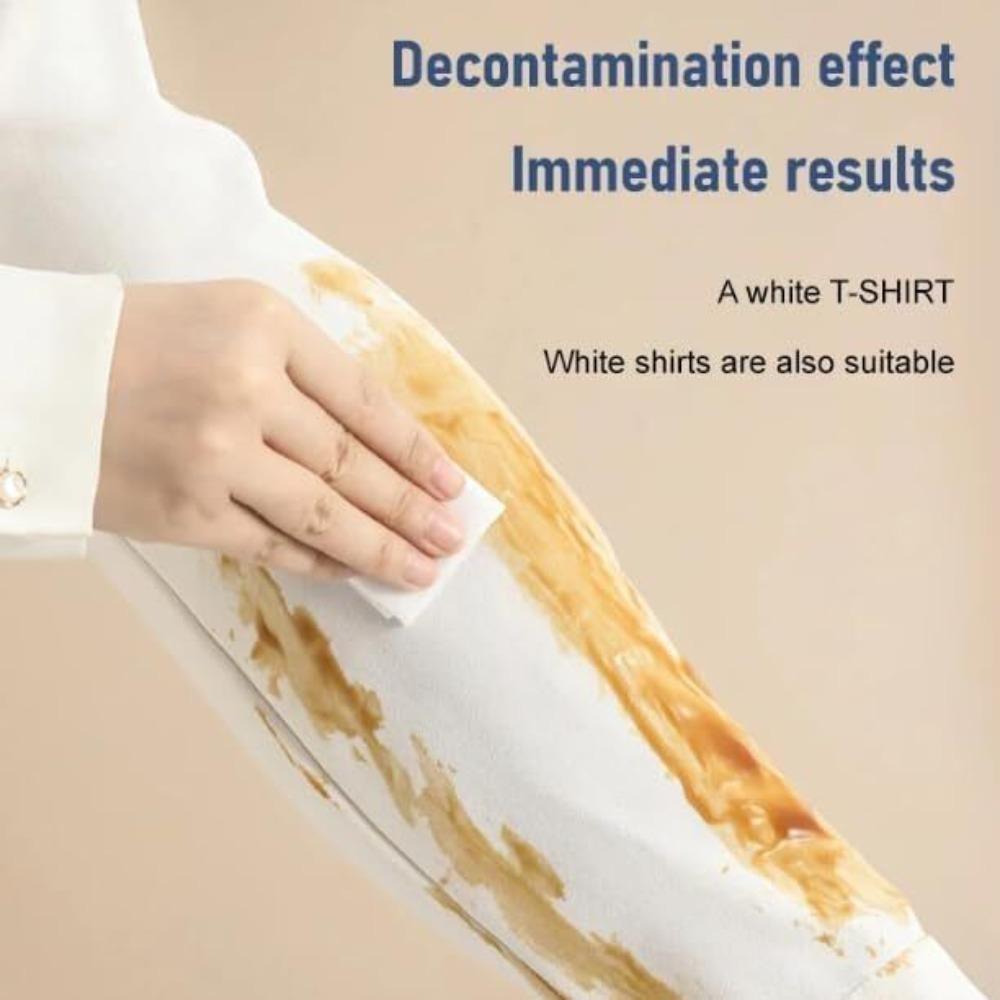 20 шт. шелковая льняная ткань для одежды, влажные салфетки для удаления пятен, средство для мгновенного очистки грязи