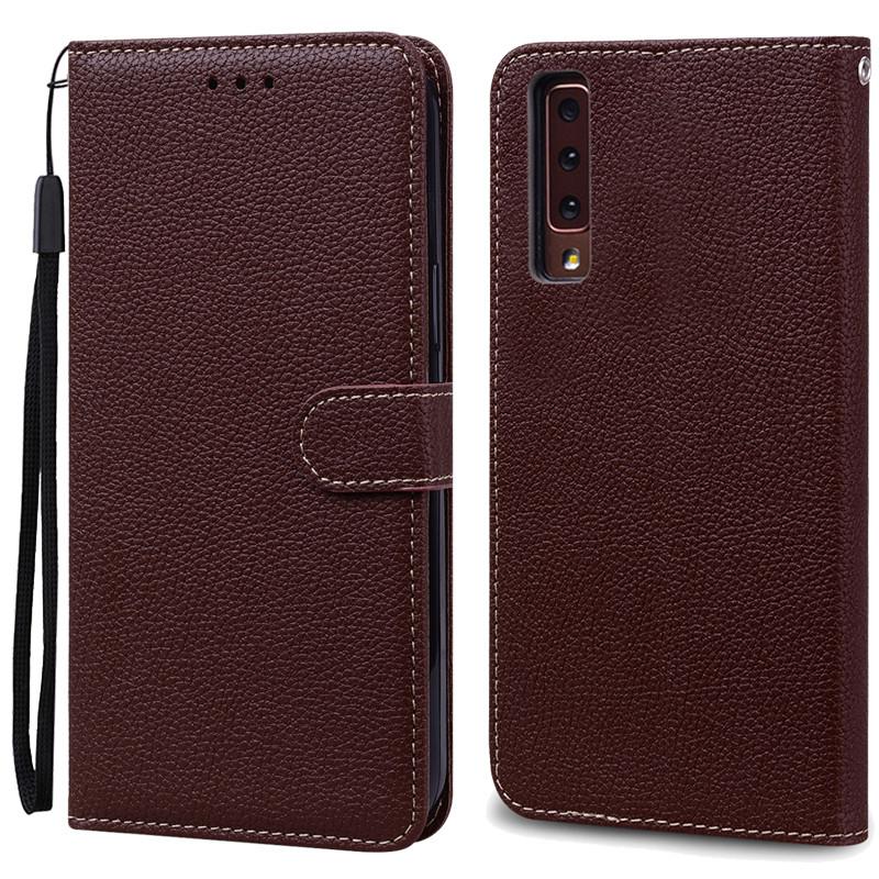 For Samsung Galaxy A7 2018 Case Galaxy A 7 2018 Cover Luxury Leather Flip Case For Samsung Galaxy A7 2018 SM-A750F Phone Cases