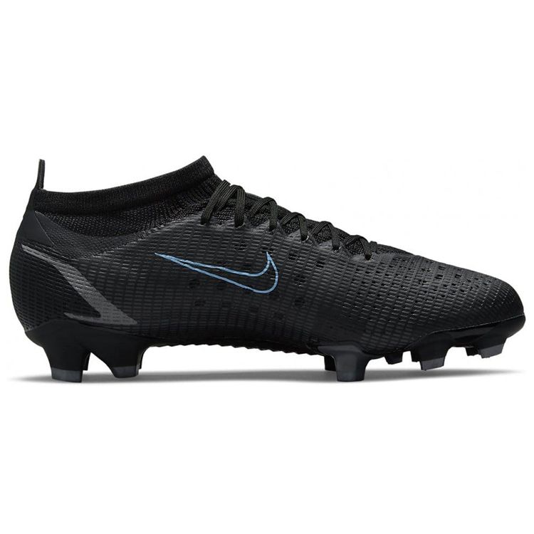 Nike Mercurial Vapor 14 Pro FG Black Photo Blue Мужские кроссовки Железно-серые CU5693-004