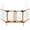 Wooden swing pet gate wide