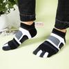 5 Pairs Ankle Toe Socks Men Boys Sport Five Finger Short Young Fashion Cotton Mesh Breathable Deodorant Happy Socks with Toes