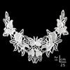 2PCS Water-soluble Lace Embroidery Polyester Silk Hollowed Out Corsage Collar Fake Collar DIY Clothing Handmade Accessories