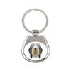 Bearded Collie, Highland Collie, Mountain Collie - Geometric Keychain with a Photo and the Inscription