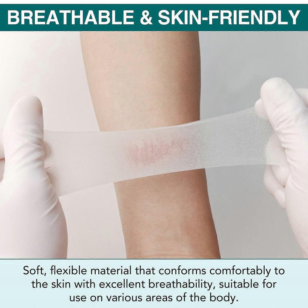 Hydrocolloid Roll for Wound Care, Cuttable Hydrocolloid Bandages, Waterproof & Flexible Wound Dressing Roll, Hydrocolloid Tape Roll, Ultra Absorbent, 