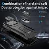 For iPhone XR Case TPU+PC Ring Kickstand Phone Cover Support Magnetic Car Mount -  Black