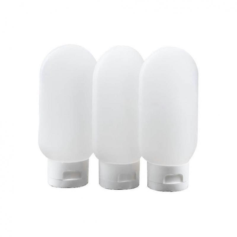 100ml Silicone Travel Bottles Travel Toiletry Bottles Silicon Liquid Travel Bottle Set Travel Size Containers, 3pcs