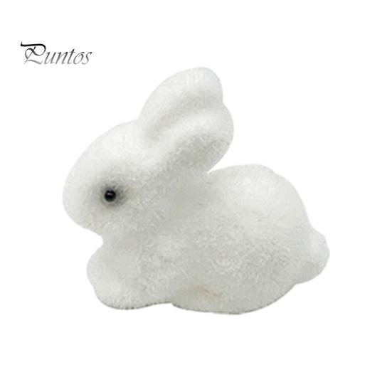 Пасхальный кролик орнамент привлекательный красочный пенопластовый кролик орнамент для внутреннего и наружного праздничного украшения