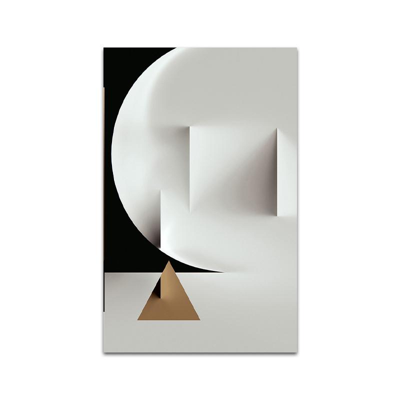 Geometric Pattern 3D Visual Art Posters and Prints Modern Abstract Canvas Painting Wall Pictures for Living Room Home Decoration