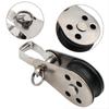 Stainless Steel Pulley Fixed Traction Pulley Kayak Boat Accessories Bearing Lifting Wheel Tools