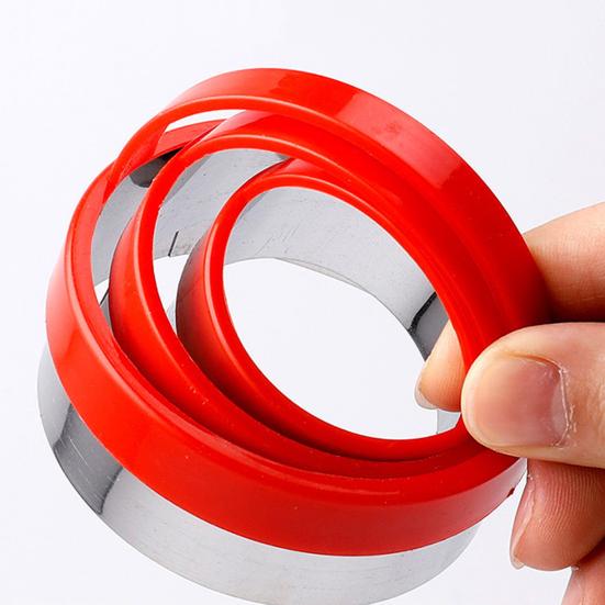 Yousheng 3 шт. Формочки для печенья из нержавеющей стали с ручками Формы в виде Сердца, Звезды, Цветов Сливы, Круга DIY Формы для выпечки для мастики, печенья, шоколада