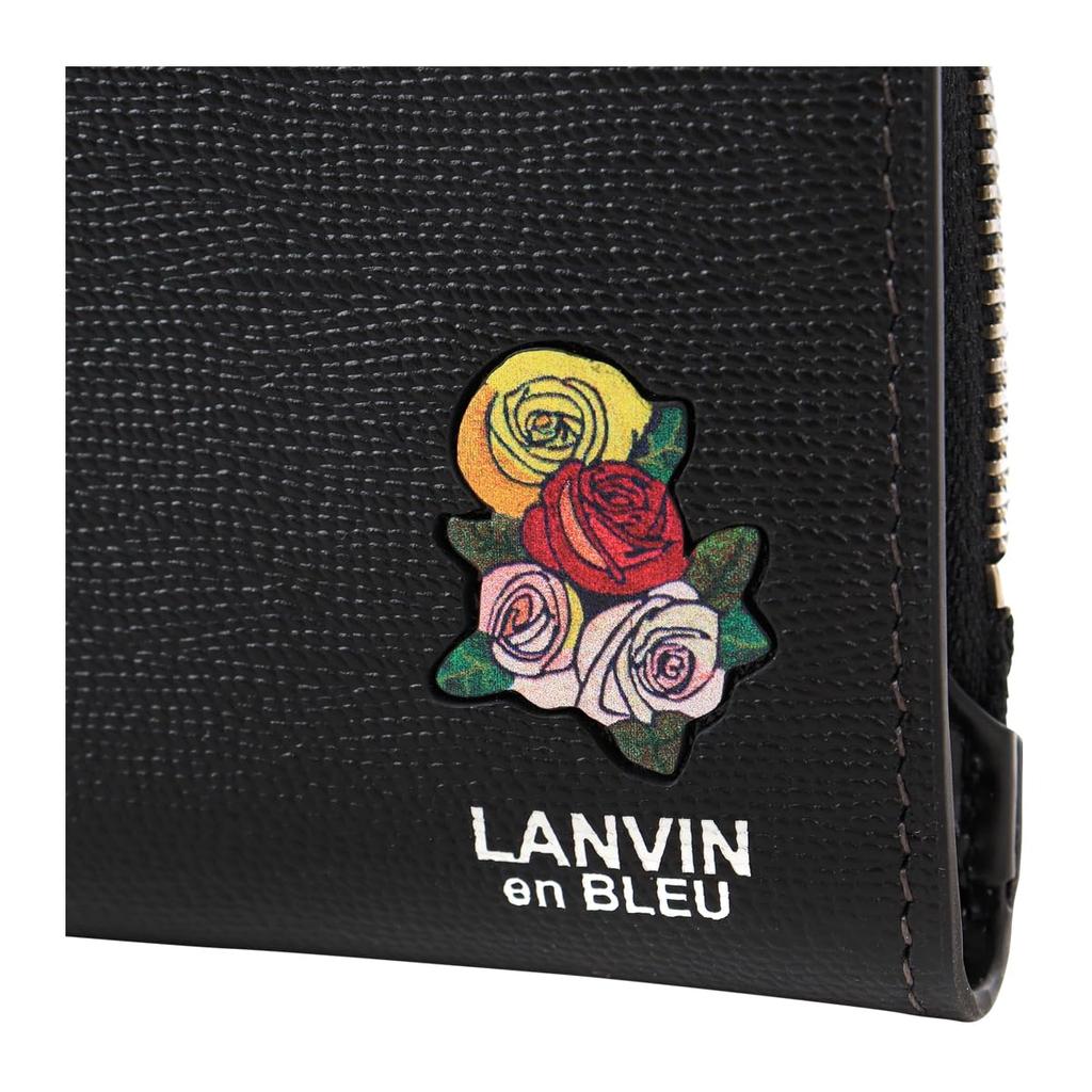 На Ключ Монета Монета Пропуск ID Карта Мульти Ключ 5 Ключ Роза Натуральная Роза Черный [Lanvin Bleu] Чехол, Кошелек, Чехол, Чехол, Карта, Чехол, Чехол, Держатель, Ключ, Кольца,