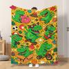 1 Flannel Throw Blanket Dinosaur Life Fun Activities Collection 8 Shawl Blanket Nap Blanket Sofa Blanket Lightweight Soft Comforta