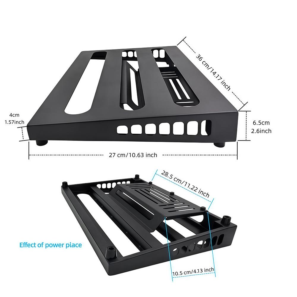 Улучшенная педальная доска для эффектов электрогитары со стойкой - Аксессуар для гитарного инструмента